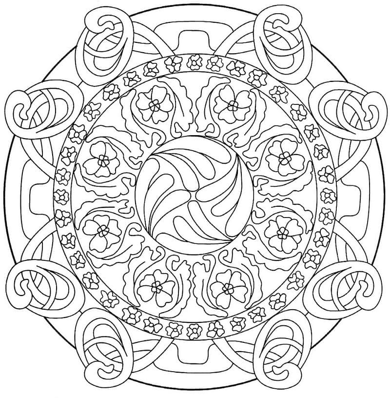 Mandalas Abstraits 37